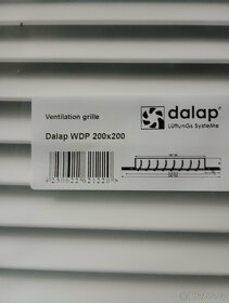 Ventilační mřížky DALAP - hliník, bílá, 200x200mm - 2