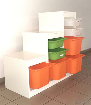 Úložná sestava Trofast Ikea, bezvadný stav. - 2