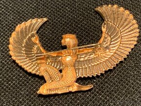 egyptská velká brož ., 8 x 5,5 cm - 2