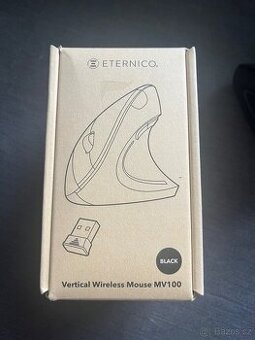 Myš Eternico Wireless 2.4 GHz Vertical Mouse MV100 černá - 2