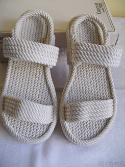 NOVÉ letní sandály - espadrilky vel. 39 - 2