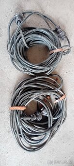 Kabel cca 20m 230V originál vojenský z Praga V3S - 2