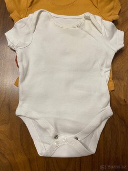 F&F Body s krátkým rukávem 0-3m, 5ks - 2