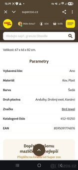 Větší klec pro papoušky - 2
