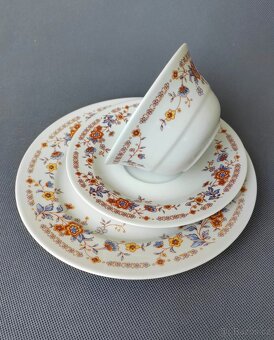 Nádherná porcelánová čajová sada/trio od manufaktury JLMENAU - 2