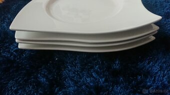 Porcelánové talíře bílé. - 2