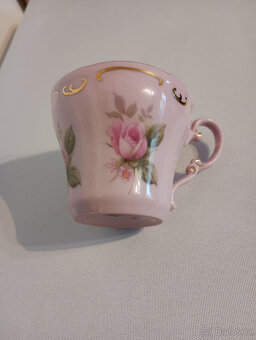 Šálek - růžový porcelán Leander - komu chybí - 2