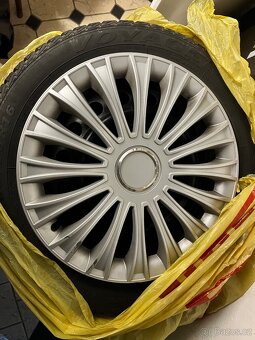 Plechové disky kola 5x100 R16 54,1 + poklice - 2