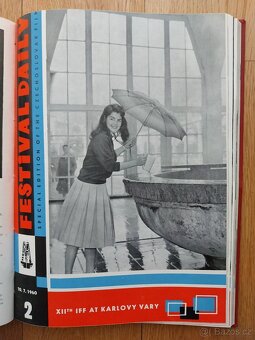 časopisy Mezinárodní filmový festival Karlovy Vary 1958,1960 - 2