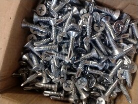 Šroub samovrtný TEX 6,3x25 ZB zápust.hlava DIN7504P - 2