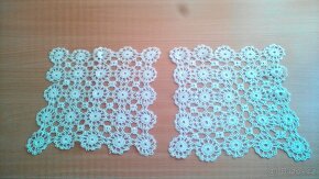 Retro (50. léta): háčkované dečky, rukavičky, kapesníček - 2