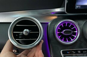 Podsvícené výdechy klimatizace Mercedes Benz C, GLC - 2