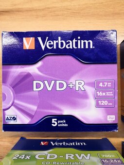 Nová prázdná CD-RW a DVD-R a DVD+R - 2
