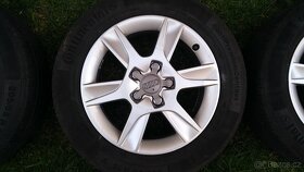 orig.AUDI alu kola 16"+Letní Continental 205/55/16 - 2
