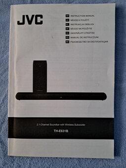 Soundbar 2.1 JVC TH-E631B - 2