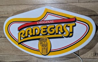 Světelná reklama Radegast – nová - 2