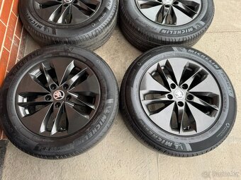 Alu 16" 5x112 škoda TWISTER Black O4 letní 99% TOP - 2