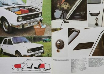 Škoda 105 S/L 1977 - Prospekt. - 2