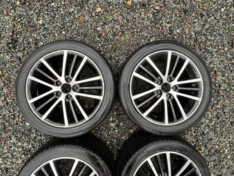 Alu kola na VW golf 6 R17 5x112 pneu 225/45/17 - 2