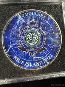 Stříbrná mince 1oz Bit Blue Silver Energy 2022 - 2