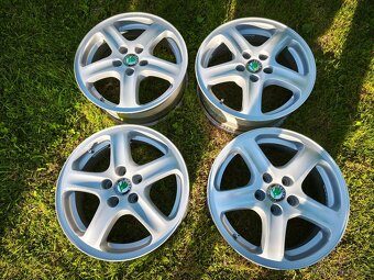 ALU disky 5x100 R15 Škoda Fabia 1,2,3 Romster,Rapid - 2