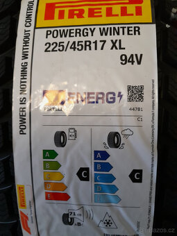 ZIMNÍ PNEU PIRELLI 225/45/17 XL 94V 4 KUSY - 2