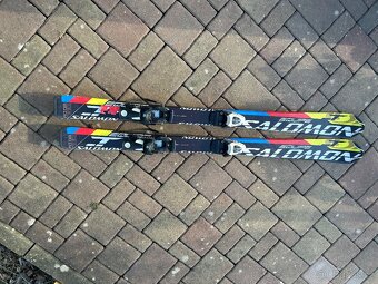 Detske lyze Salomon 120 cm & boty Tecnica 24,5 cm vnitrni bo - 2