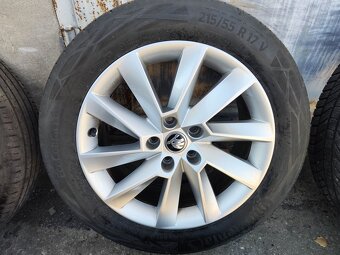 17"letní alu sada Stratos 5x112 origo Škoda Superb 3 Passat - 2