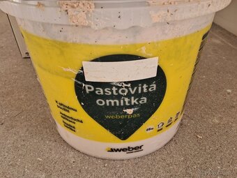 Pastovitá omítka weberpas - 2