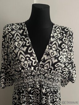 Dámské letní šaty černo-bílé vel.XL/48-50. - 2