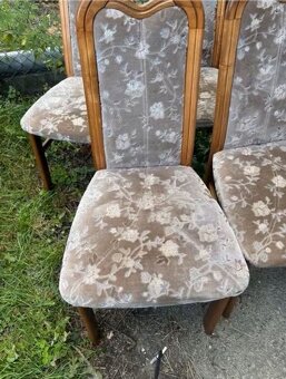 Židle jídelní 5 ks - masivní dřevo - 2