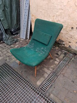 Retro skořepinové křeslo - Navrátil/Banán/ - 2