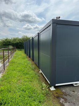 Stavební buňka / Zahradní domek 2x3m RAL7016 - Antracit - 2