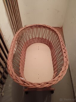 Velký proutěný koš rozměr D 93 š 63. - 2
