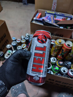Plechovky od Energy Drinků Hell - 2