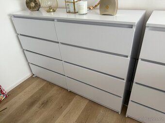 Bílá komoda 140x40cm - 2