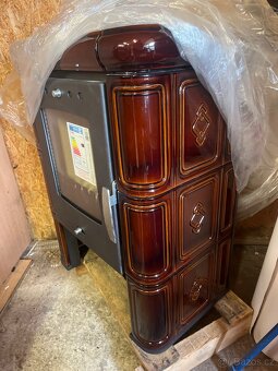 Krbová kachlová kamna nová 6kw - 2