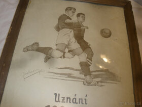 Fotbal historie -starý diplom - 2