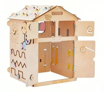 Montesori domeček Aktivity board od Elis design - 2