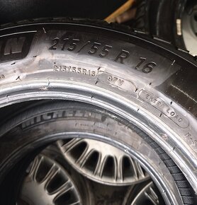 4ks celoroční pneumatiky Michelin 215/55 R16 - 2
