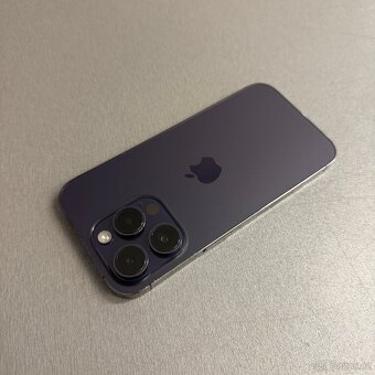 iPhone 14 Pro 128GB deep purple, 12 měsíců záruka - 2