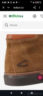 Pánské elegantní boty camel 42 - 2
