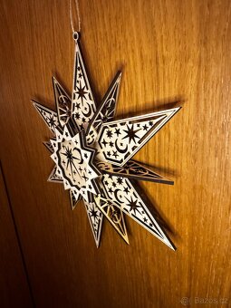 Vánoční dekorace -Hvězda - 2