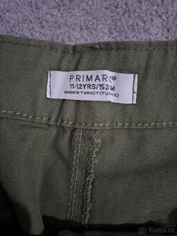 Khaki kalhoty s kapsami vel. 146/152 - 2
