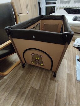 Dětská cestovní postýlka 124x64 cm - 2