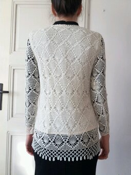 Luxusní společenská halenka  S/M - 2