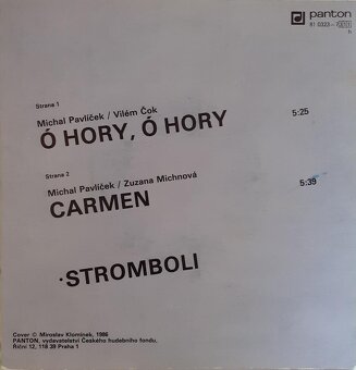 Stromboli – Ó Hory, Ó Hory / Carmen  (SP) - 2