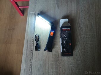Nová dobíjecí USB magnetická pracovní LED svítilna - 2
