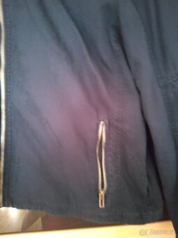 Modrá jarní bunda vel.2xl, cena 300,-Kč - 2