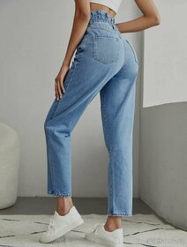 Krásné moderní džíny do pasu vel.xs - 2
